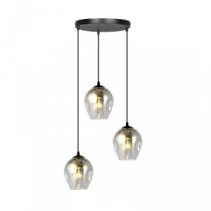LAMPA WISZĄCA CZARNA NAD STÓŁ DO KUCHNI JADALNI SALONU EMIBIG ISTAR 3 BL PREMIUM GRAFIT