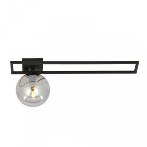 LAMPA SUFITOWA PLAFON CZARNY KLOSZ KULA EMIBIG IMAGO 1C BLACK/GRAFIT