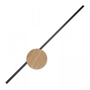 TK LIGHTING JAVA II BLACK WOOD 1441 KINKIET NOWOCZESNY CZARNY Z DREWNEM LED
