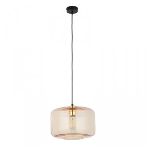 TK LIGHTING ALMA LAMPA WISZĄCA 1 PŁ BURSZTYN
