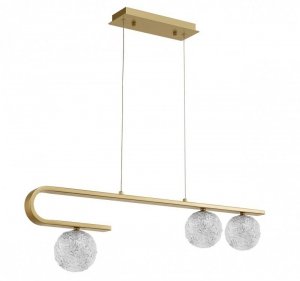 LAMPA ZŁOTA SZKLANE KLOSZE KULE DEKORACYJNE DO SALONU SYPIALNI JADALNI KUCHNI LUCES EXCLUSIVAS PASTO LE41739