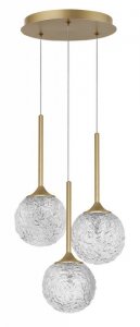 LAMPA ZŁOTA SZKLANE KLOSZE KULE DEKORACYJNE DO SALONU SYPIALNI JADALNI KUCHNI LUCES EXCLUSIVAS PASTO LE41741