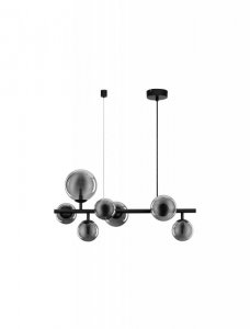 LAMPA WISZĄCA KULE SZKLANE KLOSZE DO SALONU SYPIALNI KUCHNI JADALNI NAD STÓŁ LUCES EXCLUSIVAS PARLA LE43673