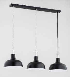 ALFA SOSNOWSCY ANADI 62371 LAMPA WISZĄCA METALOWA CZARNA CHROM NAD STÓŁ  LOFT W STYLU INDUSTRIALNYM NOWOCZESNYM