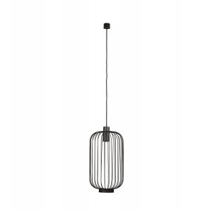 NOWODVORSKI 6844 CAGE LAMPA WISZĄCA DRUCIANA METALOWA CZARNA