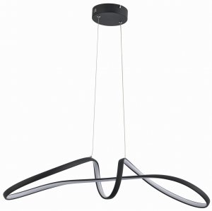REALITY WEVA 343501-30  LAMPA LED CZARNA NOWOCZESNA  DO SALONU JADALNI  SYPIALNI