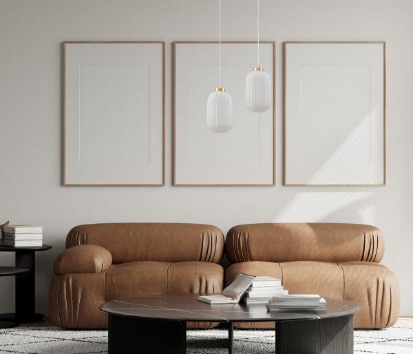 ITALUX LINDO PND-52636-1-GD LAMPA WISZĄCA ZŁOTA BIAŁA SZKLANA