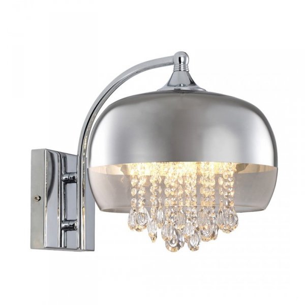 MILAGRO LUNA ML3803 KINKIET CHROM Z KRYSZTAŁKAMI GLAMOUR
