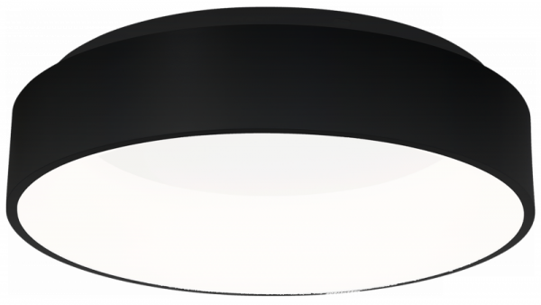 Plafon OHIO BLACK 24W LED