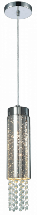 MILAGRO ML4363 MOONLIGHT LAMPA WISZĄCA CHROM SZKLANA Z KRYSZTAŁKAMI GLAMOUR