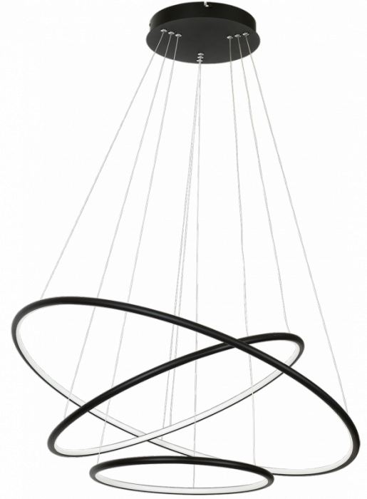 LAMPA WISZĄCA ORION BLACK  99W LED