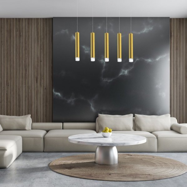 MILAGRO Lampa wisząca GOLDIE 5x5W LED