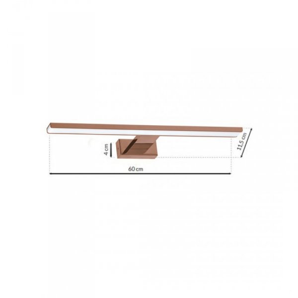 Kinkiet SHINE ROSE GOLD 13,8W LED