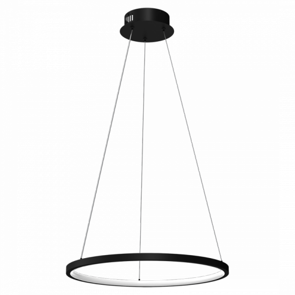 MILAGRO Lampa wisząca ROTONDA BLACK 27W LED