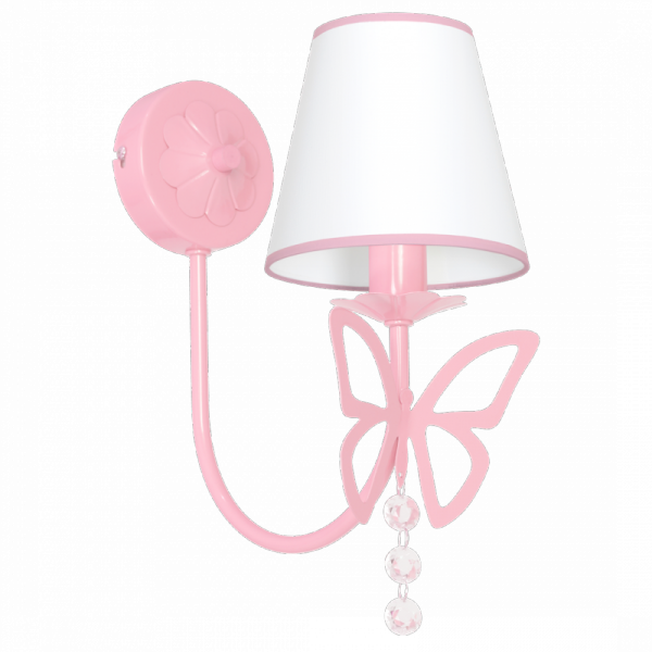 Kinkiet CHARLOTTE PINK 1xE14