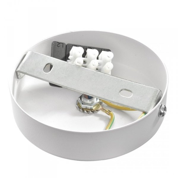 MILAGRO Lampa wisząca CLARK WHITE/GOLD 1xE27
