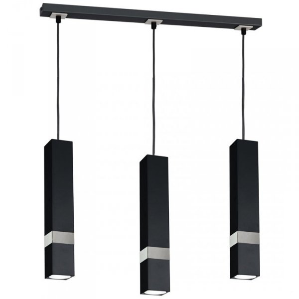 MILAGRO Lampa wisząca VIDAR BLACK/CHROME 3xGU10