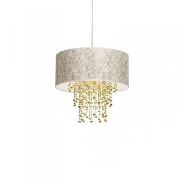 MILAGRO Lampa wisząca ALMERIA WHITE/GOLD 1xE27