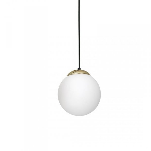 MILAGRO MLP6495 SPARTA BLACK GOLD LAMPA WISZĄCA CZARNO ZŁOTA KULA BIAŁA