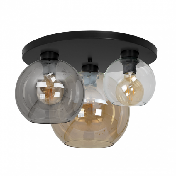 MILAGRO MLP6589 SOFIA MIX LAMPA SUFITOWA PLAFON SZKLANE KULE RÓŻNE KOLORY