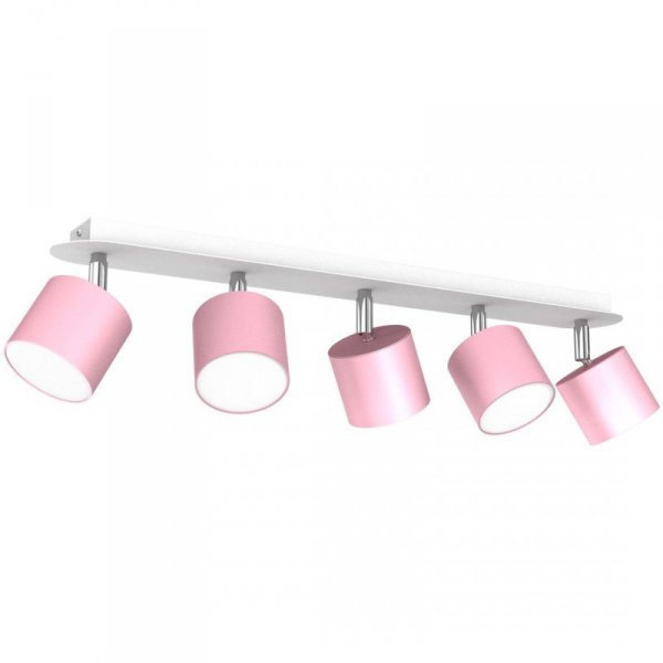 Lampa sufitowa DIXIE PINK 5xGX53