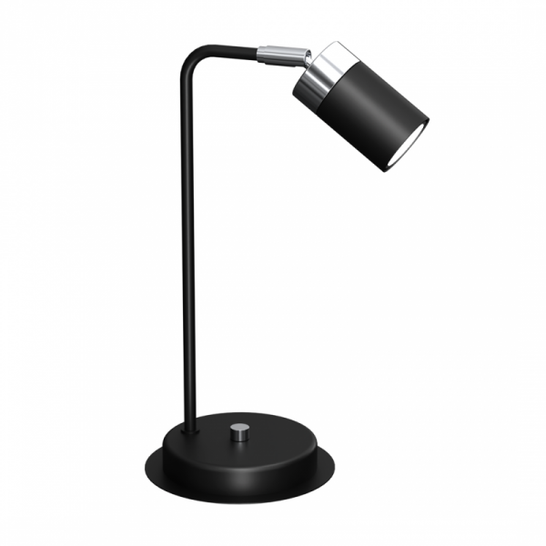 MILAGRO Lampka nocna JOKER BLACK/CHROME 1xGU10