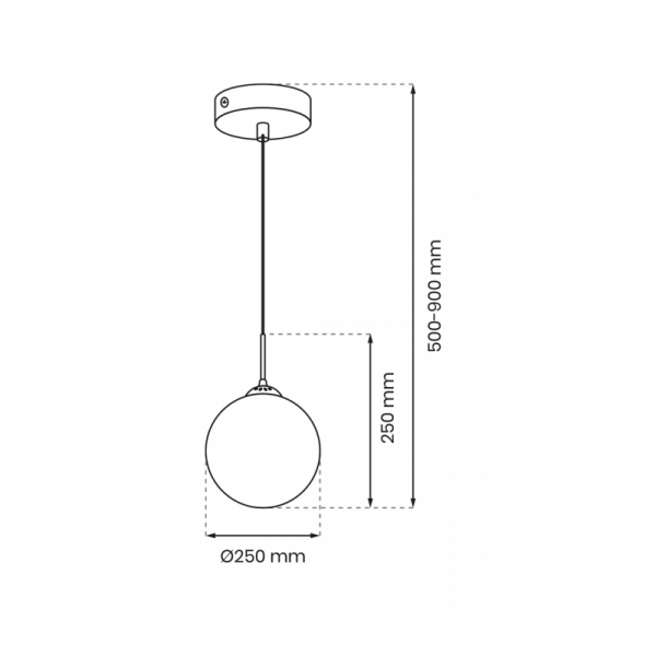 MILAGRO MLP8414 REFLEX 25CM LAMPA WISZĄCA CZARNO ZŁOTA KULA SREBRNA 