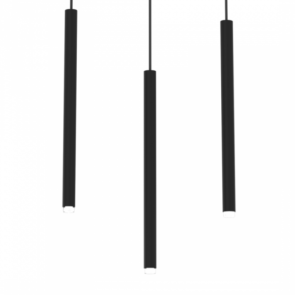 MILAGRO Lampa wisząca MONZA BLACK 3xG9 max 8W LED