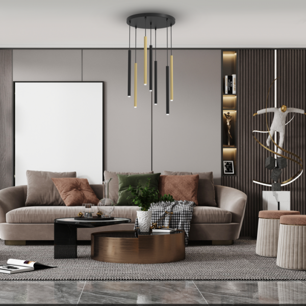 Lampa wisząca BOLLE BLACK 1xGU10