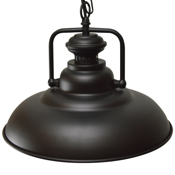 GOLDLUX POLUX ICELAND BLACK 305473 LAMPA WISZĄCA CZARNA INDUSTRIALNA LOFT METALOWA