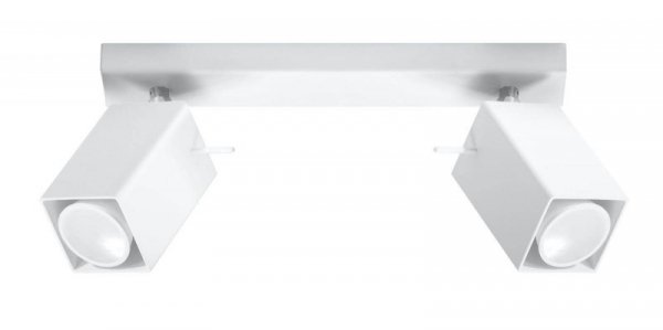 Plafon MERIDA 2 biały stal lampa sufitowa listwa z ruchomym kloszem Gu10 LED SOLLUX LIGHTING