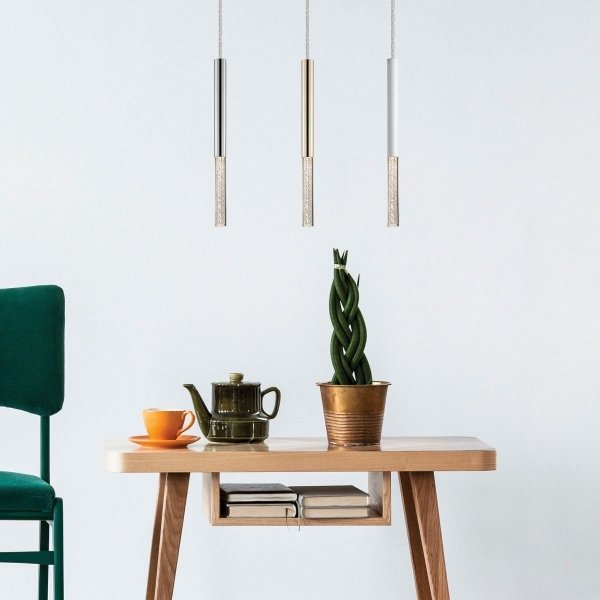ZUMA LINE P0461-01E-S8S8 ONE LAMPA WISZĄCA BIAŁA TUBA SOPEL