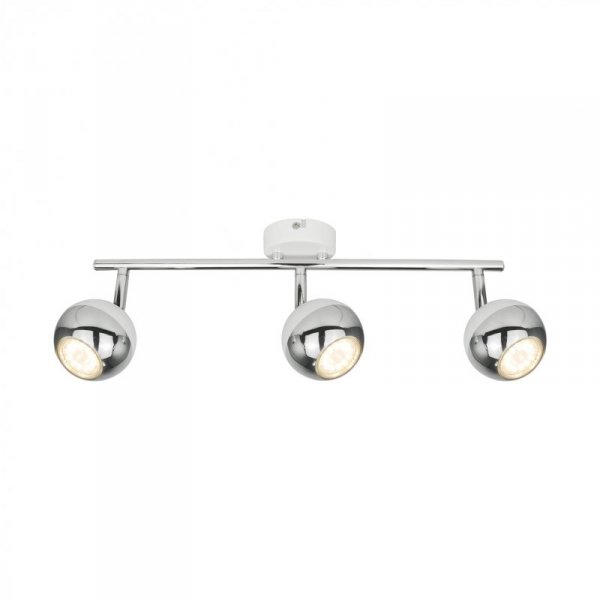 ZUMA LINE GU16016-3TU-WH GASTER LAMPA SUFITOWA PLAFON KULE BIAŁE CHROM 
