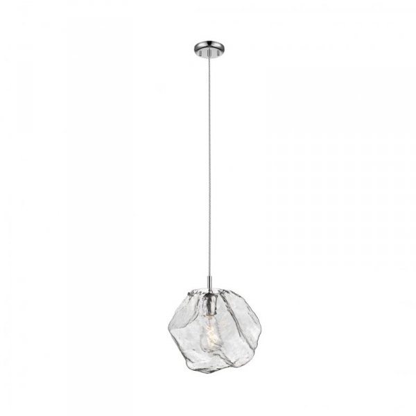 ZUMA LINE P0488-01A-F4AC ROCK LAMPA WISZĄCA SZKLANA CHROM