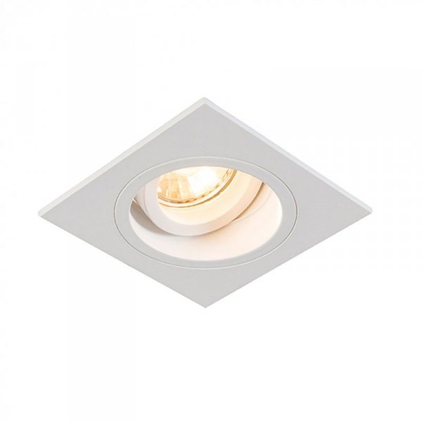 ZUMA LINE H-92703 CHUCK DL SQUARE SPOT BIAŁY OPRAWKA HALOGENOWA BIAŁA KWADRATOWA