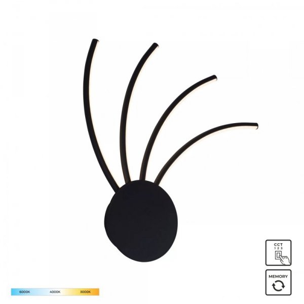 2200014-BK DIOGO KINKIET CZARNY/BLACK