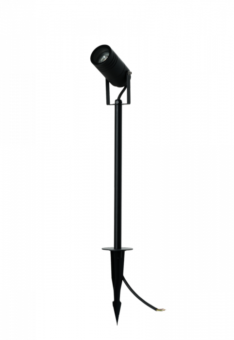 AZZARDO AZ5862 TRAST 2 IP54 BK LAMPA WBIJANA W ZIEMIĘ SZPIKULEC CZARNA REFLEKTOR REGULOWANY