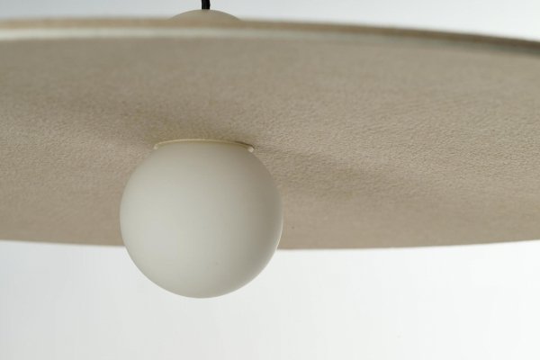 AZZARDO AZ5907 FREYA BEIGE LAMPA WISZĄCA FILCOWA BEŻOWA KLOSZ Z FILCU