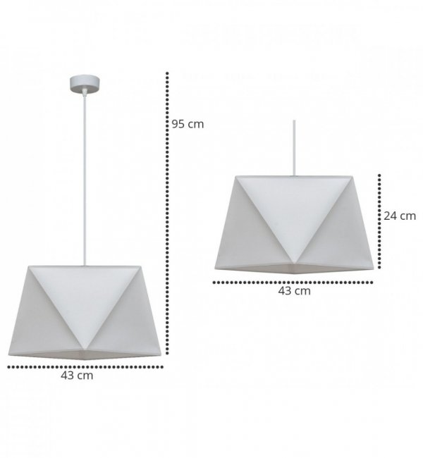 Lampa wisząca z abażurami - DIAMOND 1500/1/M
