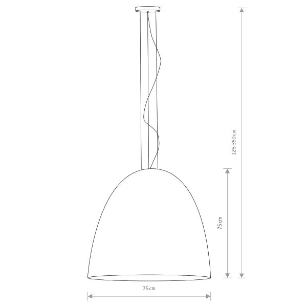 NOWODVORSKI 9025 EGG XL LAMPA NOWOCZESNA BIAŁO ZŁOTA DO SALONU 