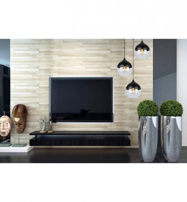Lampa wisząca ze szklanymi kloszami - OSLO 2230/3/OW/B LIGHT HOME