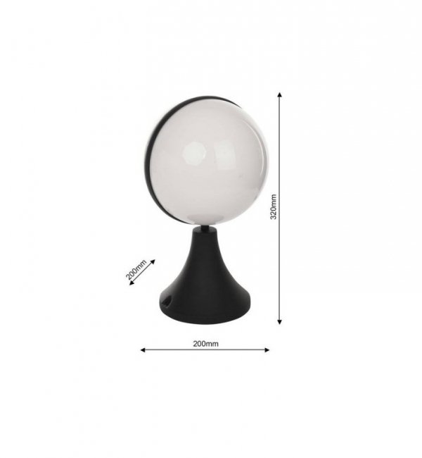 Pojedyncza Stojąca Ogrodowa Lampka Circulo LIGHT HOME