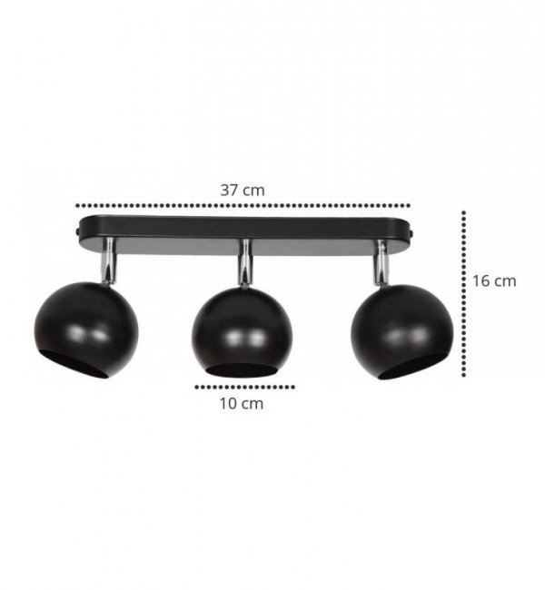 Plafon nowoczesny - SMART 1435/3 LIGHT HOME