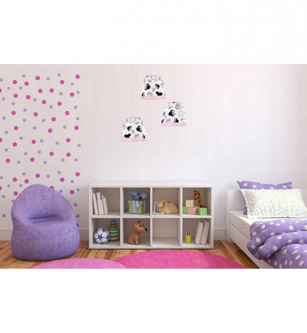 Lampa wisząca dziecięca -  MINNIE 2276/3/OW LIGHT HOME