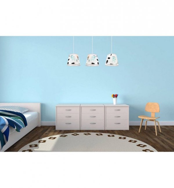 Lampa abażur dziecięca - BAMBI 2266/3 LIGHT HOME