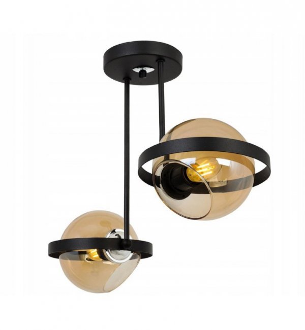 Lampa sufitowa ze szklanymi kloszami - RING 2340/2/M LIGHT HOME