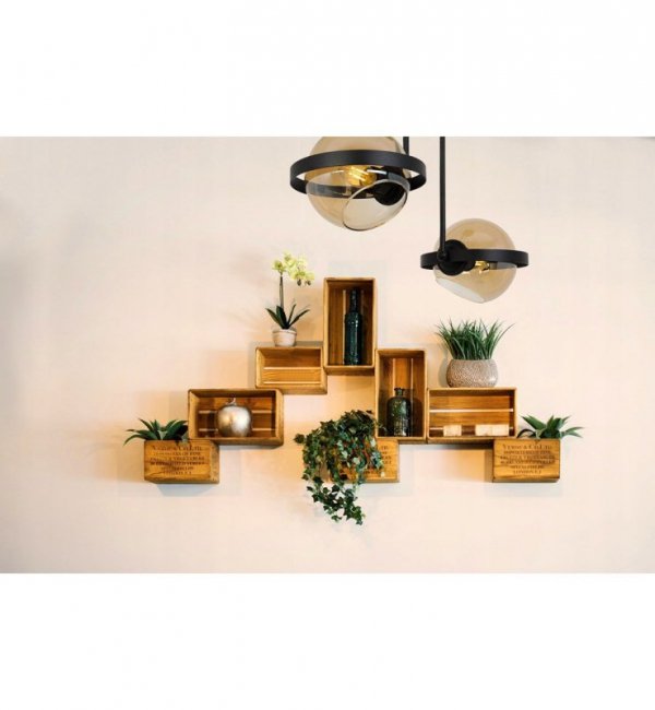 Lampa sufitowa ze szklanymi kloszami - RING 2340/2/M LIGHT HOME