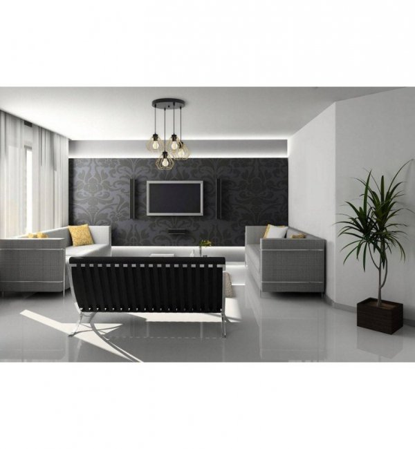 Lampa sufitowa nowoczesna - SANTOS 2213/4/OW LIGHT HOME