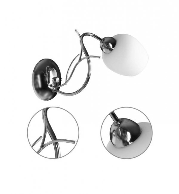 Kinkiet chrom - DORIKA 1165/K LIGHT HOME