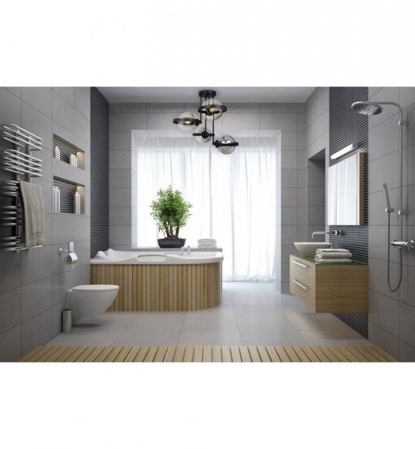 Lampa sufitowa ze szklanymi kloszami - RING 2340/4/G LIGHT HOME